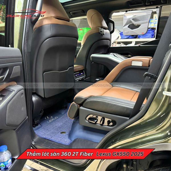 Thảm Lót Sàn Ô Tô 360 2T Fiber Lexus GX550 2025