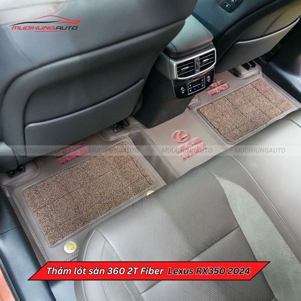 Thảm Lót Sàn Ô Tô 360 2T Fiber Lexus RX350 2024