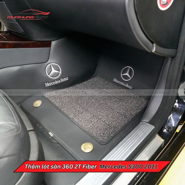 Thảm Lót Sàn Ô Tô 360 2T Fiber Mercedes S300 2011