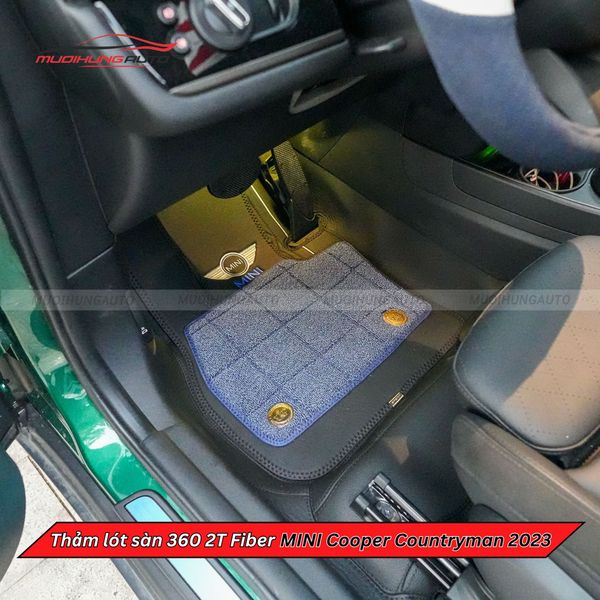 Thảm Lót Sàn Ô Tô 360 2T Fiber MINI Cooper Countryman 2023