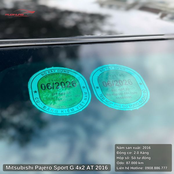 Mitsubishi Pajero Sport G 4x2 AT - 2016