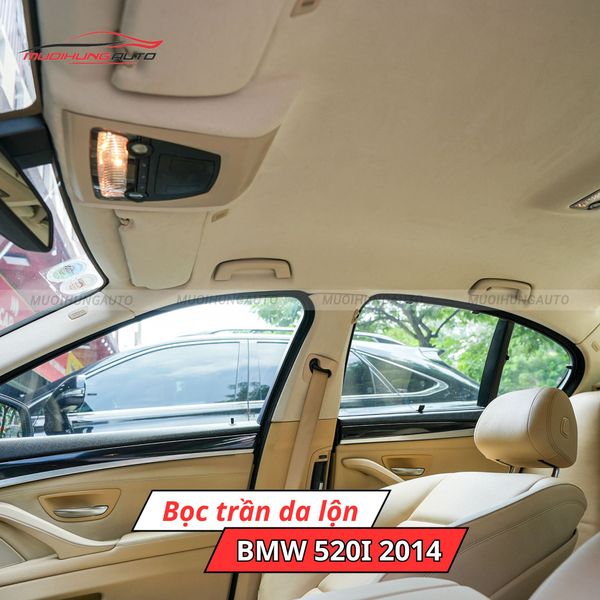 Bọc Trần Da Lộn Ô Tô BMW 520i 2014