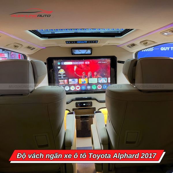 Độ Vách Ngăn Xe Ô Tô Toyota Alphard 2017