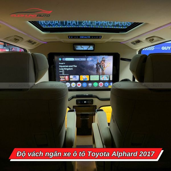 Độ Vách Ngăn Xe Ô Tô Toyota Alphard 2017