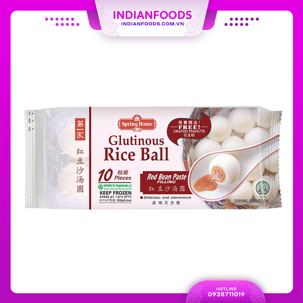 halal-banh-troi-nhan-dau-do-springhome-200gr-glutinous-rice-ball-red-bean-paste-10-vien