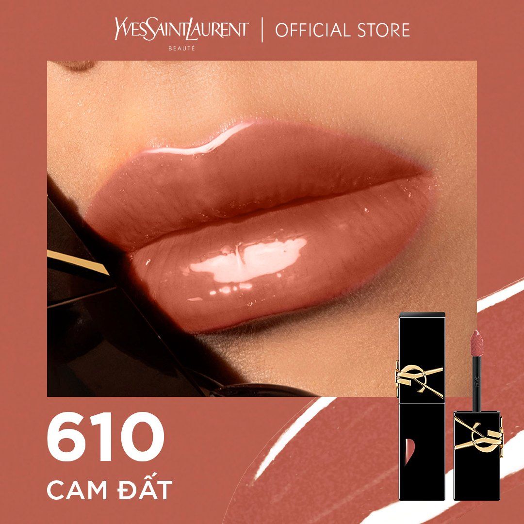  A981_DEAL 10: SON TINT DƯỠNG MÔI CĂNG BÓNG YSL THE INKS VINYL CREAM 