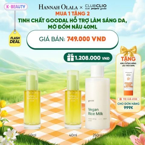  [FLASH DEAL] MUA 1 TẶNG 2 TINH CHẤT GOODAL HỖ TRỢ LÀM SÁNG DA, MỜ THÂM 40ML 