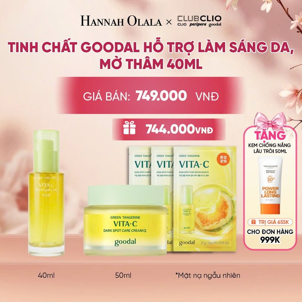  TINH CHẤT GOODAL HỖ TRỢ LÀM SÁNG DA, MỜ THÂM 40ML - A620 