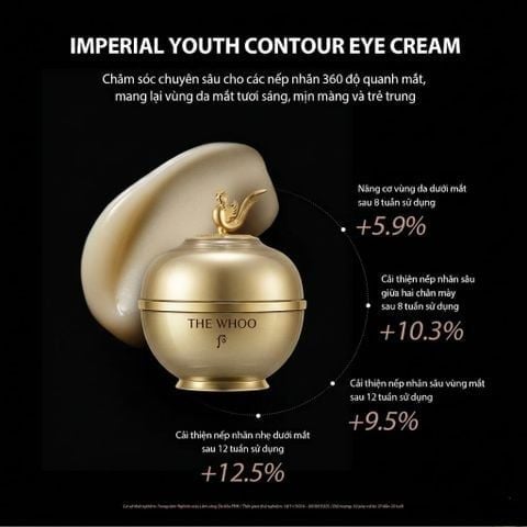  BỘ KEM MẮT KIỆT TÁC HOÀN LƯU CAO THE WHOO HWANYU IMPERIAL YOUTH CONTOUR EYE CREAM SPECIAL SET 
