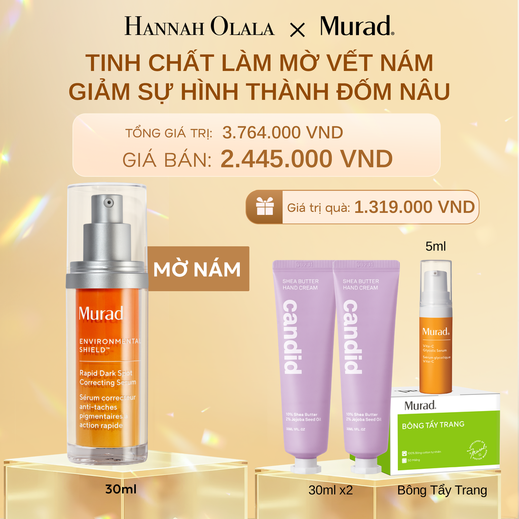 DEAL 1: TINH CHẤT LÀM MỜ VẾT NÁM VÀ GIẢM SỰ HÌNH THÀNH ĐỐM NÂU 30ML 