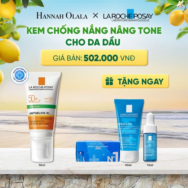  KEM CHỐNG NẮNG BẢO VỆ DA, KIỂM SOÁT DẦU ANTHELIOS XL OIL CONTROL GEL CREAM 50ML DEAL 1: 