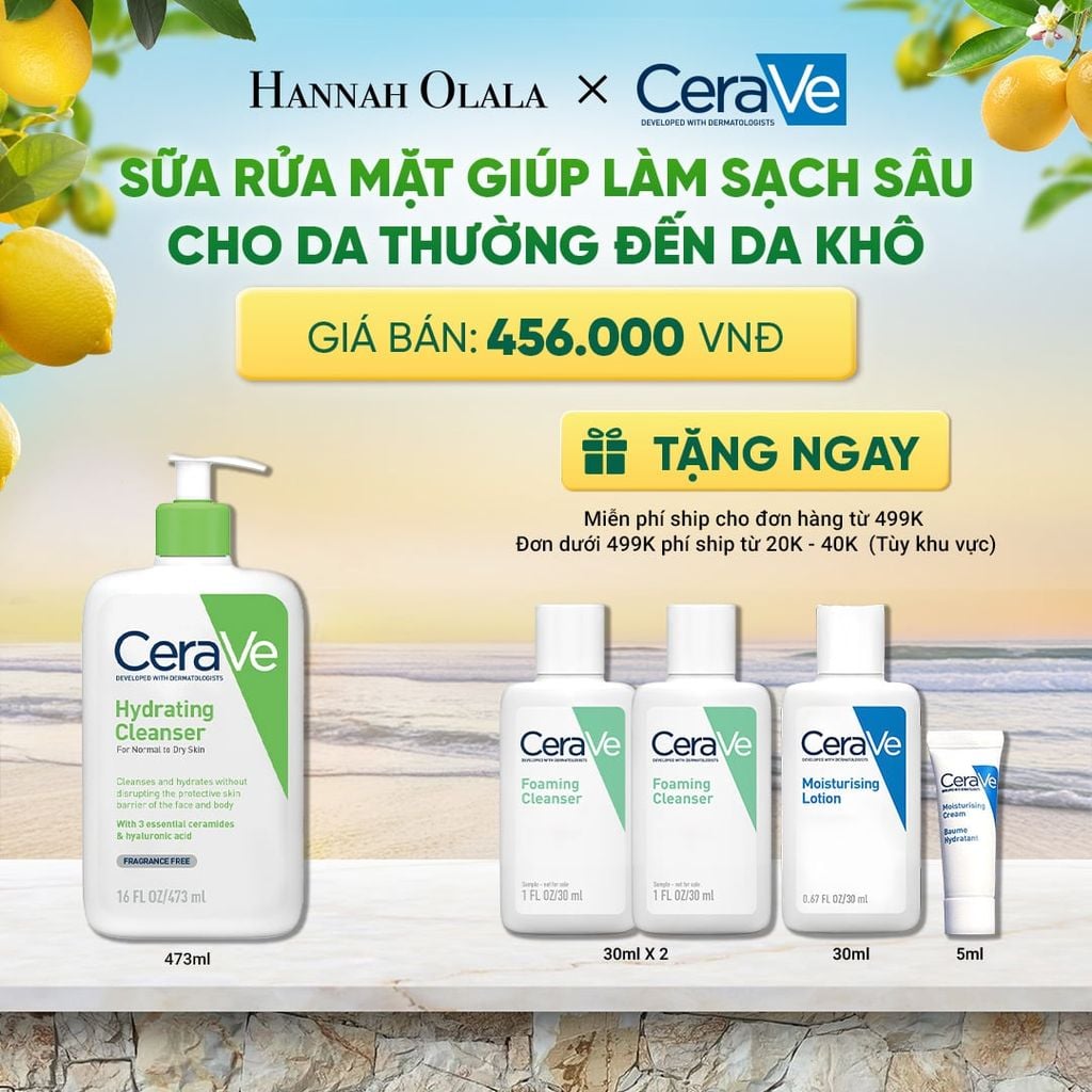  SỮA RỬA MẶT GIÚP LÀM SẠCH SÂU CHO DA THƯỜNG ĐẾN DA KHÔ HYDRATING CLEANSER 473ML DEAL 1 