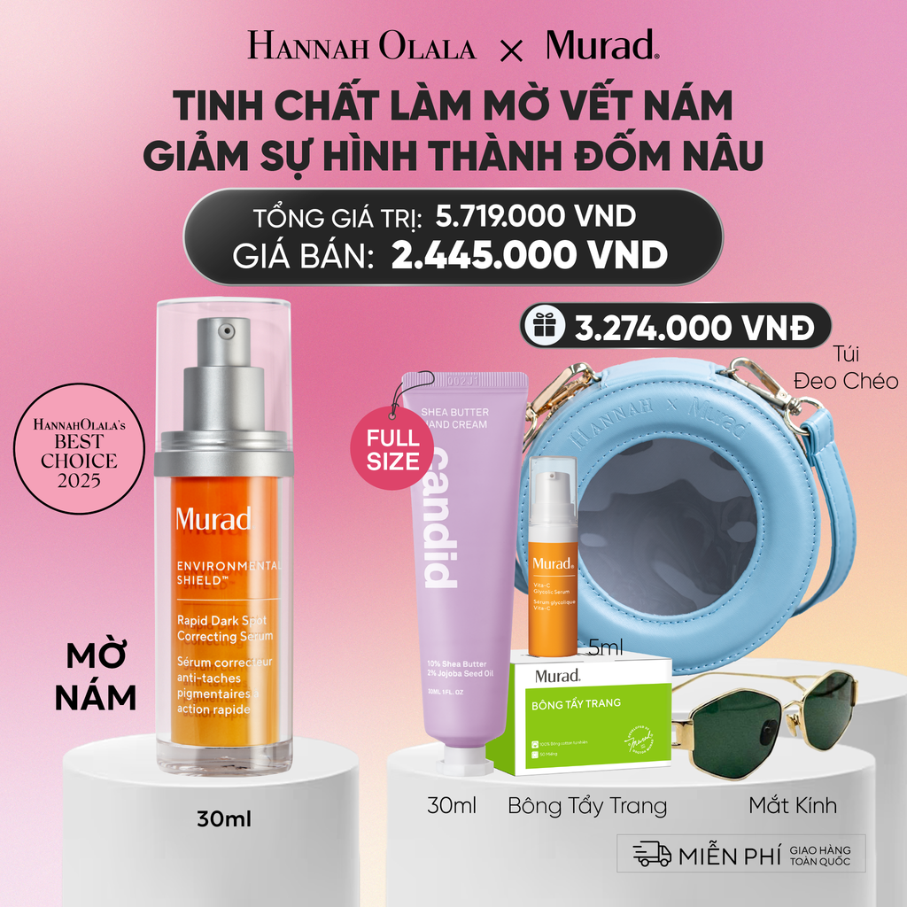  TINH CHẤT LÀM MỜ VẾT NÁM VÀ GIẢM SỰ HÌNH THÀNH ĐỐM NÂU 30ML - DEAL 1:_A966 