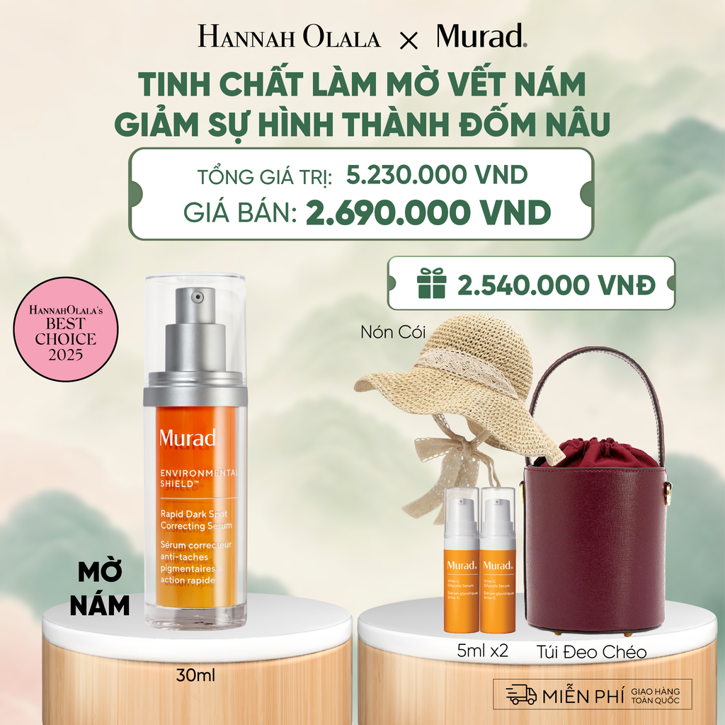  TINH CHẤT LÀM MỜ VẾT NÁM VÀ GIẢM SỰ HÌNH THÀNH ĐỐM NÂU 30ML - A441 
