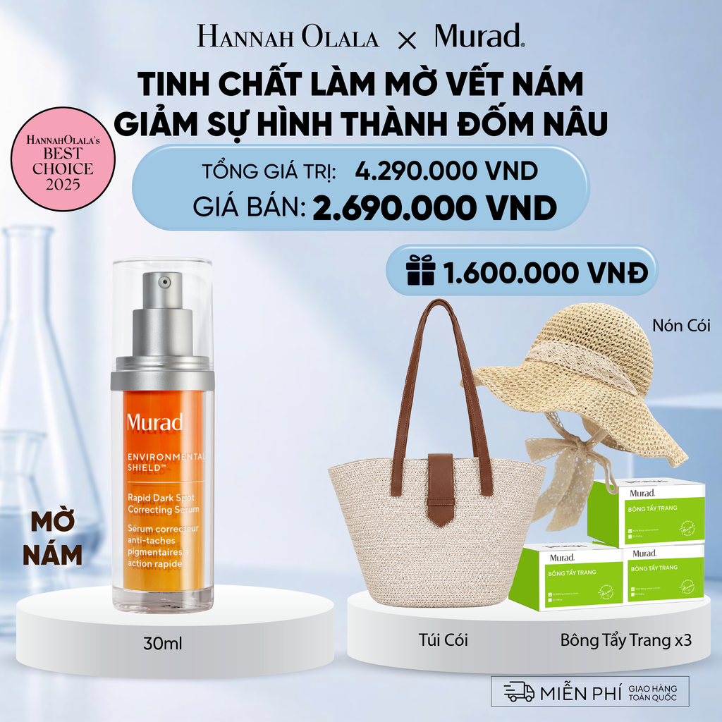  TINH CHẤT LÀM MỜ VẾT NÁM VÀ GIẢM SỰ HÌNH THÀNH ĐỐM NÂU 30ML DEAL 1: 