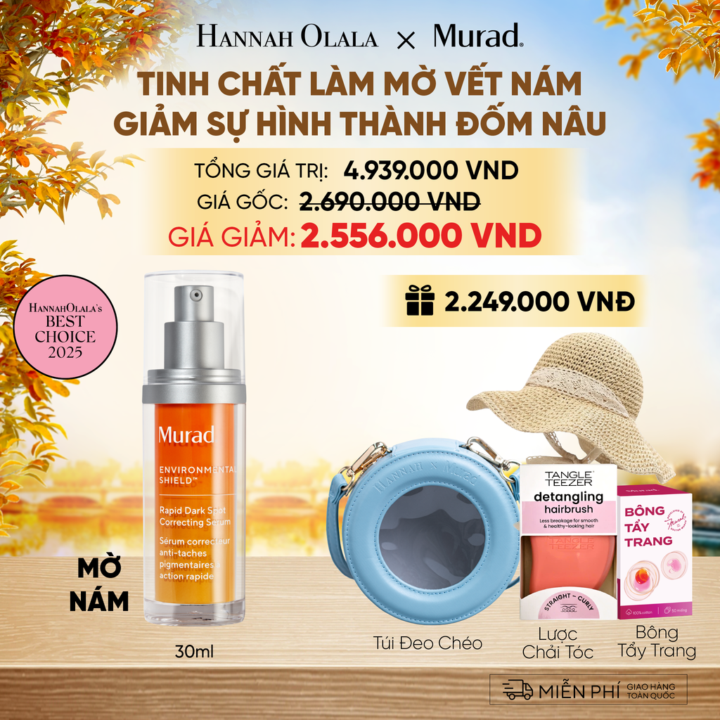 TINH CHẤT LÀM MỜ VẾT NÁM VÀ GIẢM SỰ HÌNH THÀNH ĐỐM NÂU 30ML DEAL 1: - E317 