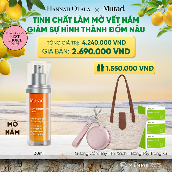  TINH CHẤT LÀM MỜ VẾT NÁM VÀ GIẢM SỰ HÌNH THÀNH ĐỐM NÂU 30ML DEAL 1: 