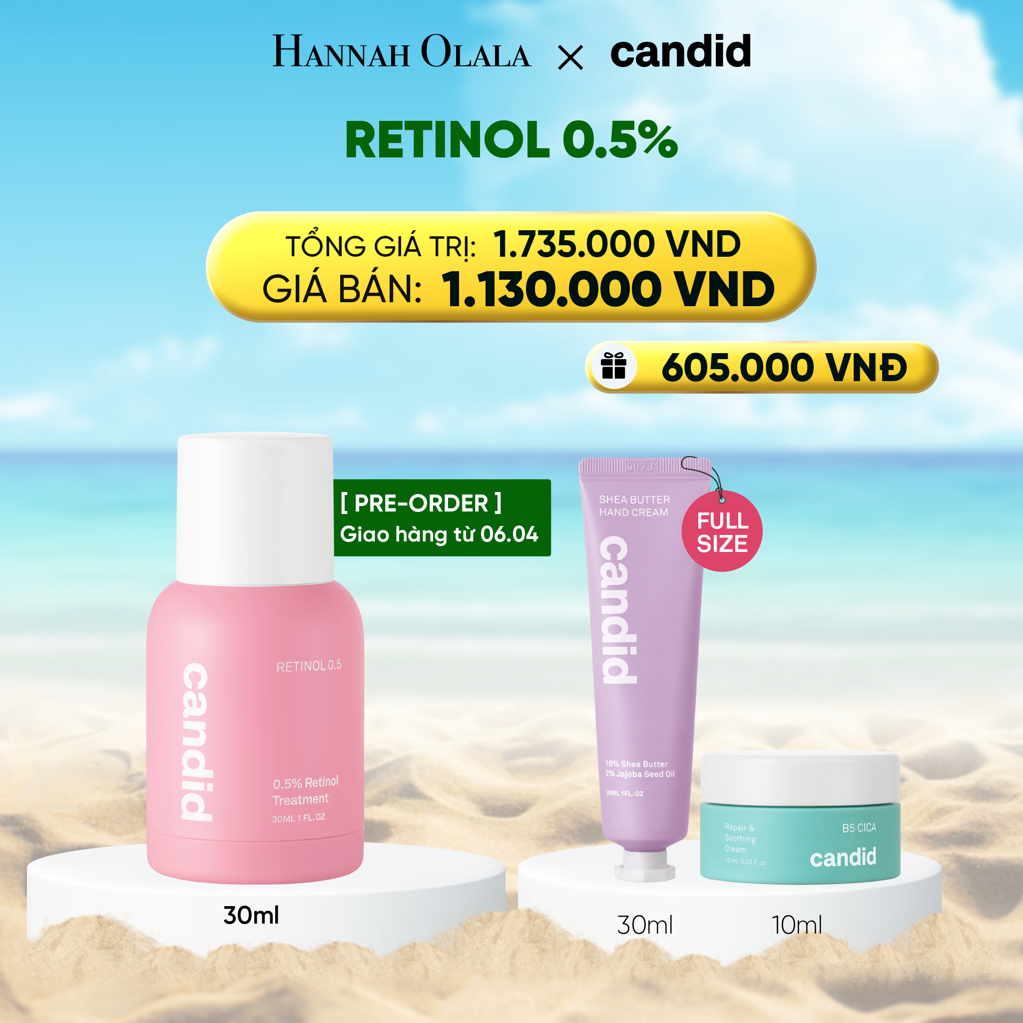 Bộ Đôi Serum L'Oréal Retinol 0.5 & B5 Cica