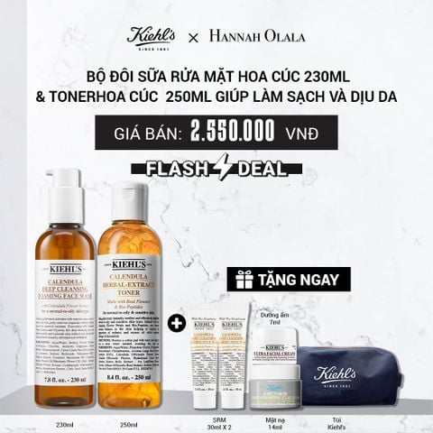  [FLASH DEAL] BỘ ĐÔI SỮA RỬA MẶT HOA CÚC 230ML & TONER HOA CÚC 250ML GIÚP LÀM SẠCH VÀ LÀM DỊU DA 