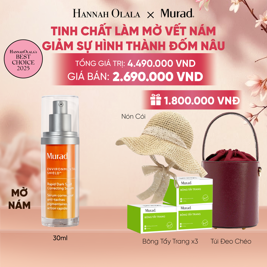  TINH CHẤT LÀM MỜ VẾT NÁM VÀ GIẢM SỰ HÌNH THÀNH ĐỐM NÂU 30ML DEAL 1: - A559 