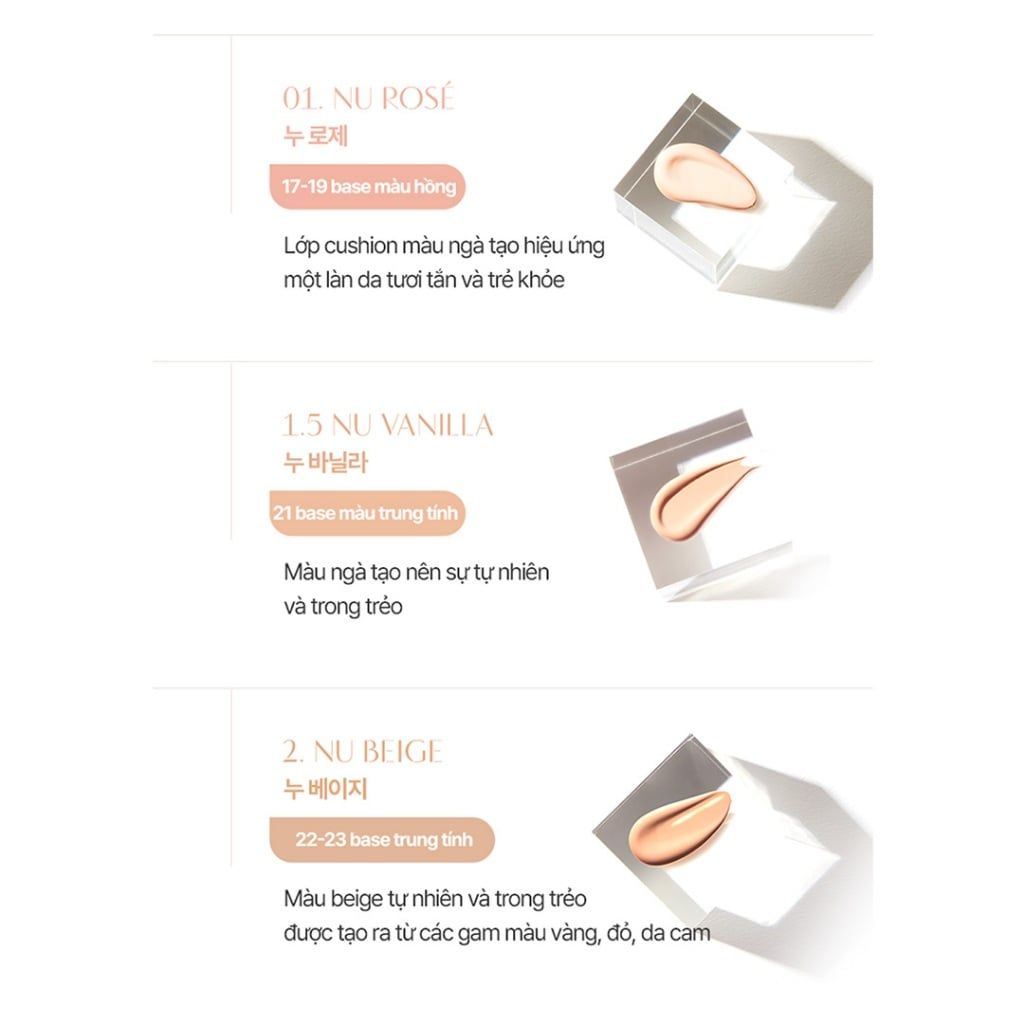  DEAL 5: PHẤN NƯỚC CHE PHỦ ATHÉ PEBBLE SKIN FITTING CUSHION 3IN1 CHO LỚP NỀN MỊN MÀNG SPF50+ PA++++ 