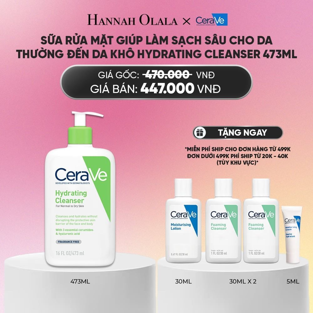  SỮA RỬA MẶT GIÚP LÀM SẠCH SÂU CHO DA THƯỜNG ĐẾN DA KHÔ HYDRATING CLEANSER 473ML DEAL 1_A1952 