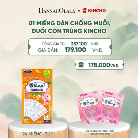  MIẾNG DÁN CHỐNG MUỖI, ĐUỔI CÔN TRÙNG KINCHO - A666 