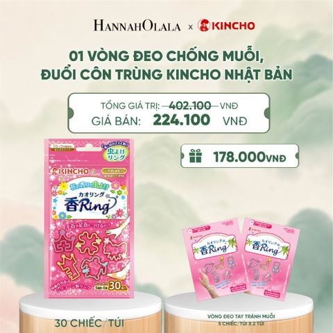  VÒNG ĐEO CHỐNG MUỖI, ĐUỔI CÔN TRÙNG KINCHO NHẬT BẢN - A664 