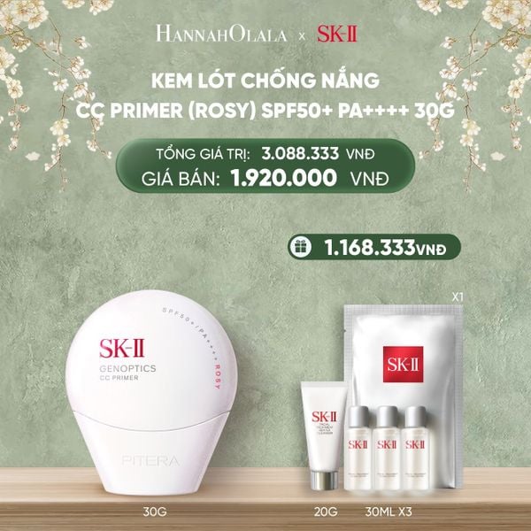  D1877_DEAL 10: [PRE-ORDER] KEM LÓT CHỐNG NẮNG CC PRIMER MÀU ROSY 30G (GIAO HÀNG TỪ NGÀY 07/02) 