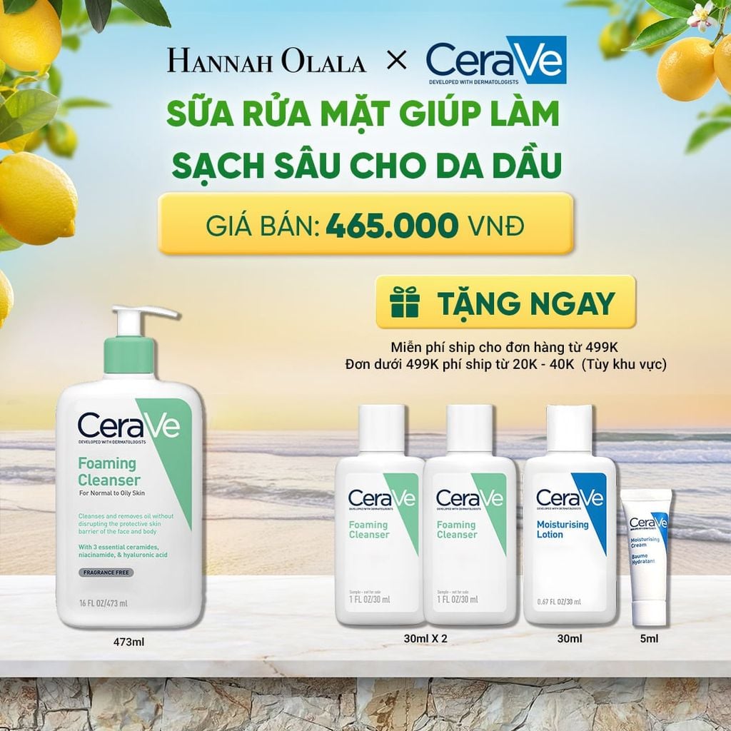  SỮA RỬA MẶT GIÚP LÀM SẠCH SÂU CHO DA DẦU FOAMING CLEANSER 473ML DEAL 2 