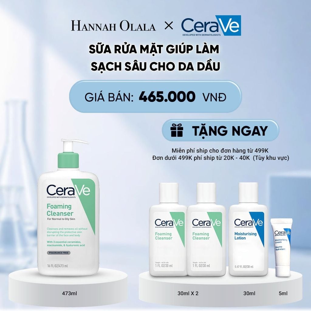  SỮA RỬA MẶT GIÚP LÀM SẠCH SÂU CHO DA DẦU FOAMING CLEANSER 473ML DEAL 2 