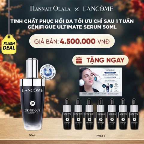  [FLASH DEAL] TINH CHẤT PHỤC HỒI DA TỐI ƯU CHỈ SAU 1 TUẦN GÉNIFIQUE ULTIMATE SERUM 50ML - A146 