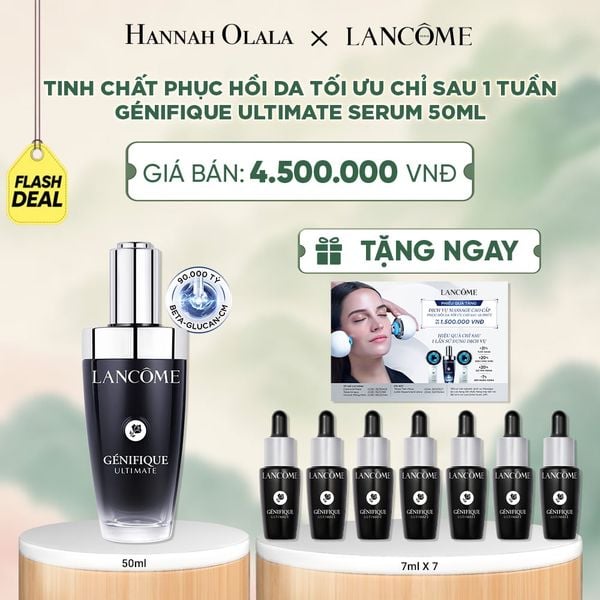  [FLASH DEAL] TINH CHẤT PHỤC HỒI DA TỐI ƯU CHỈ SAU 1 TUẦN GÉNIFIQUE ULTIMATE SERUM 50ML - A146 