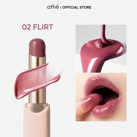  DEAL 3: COMBO SON DƯỠNG CĂNG BÓNG ATHÉ AUTHENTIC LIP GLOWY BALM 3.4G VỚI KEM DƯỠNG DA TAY ATHÉ THE PEBBLE 40ML 