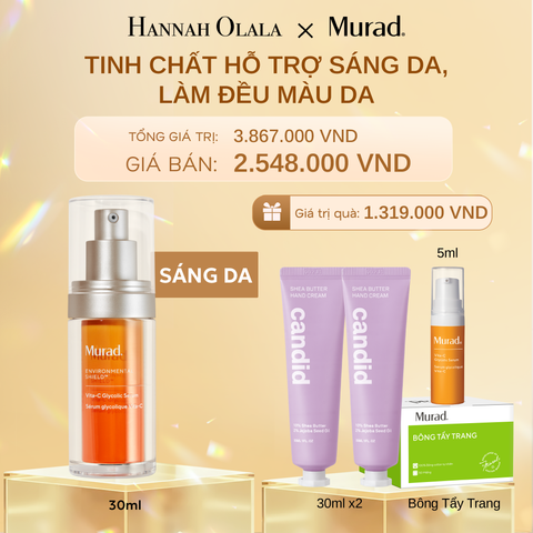  DEAL 2: TINH CHẤT HỖ TRỢ SÁNG DA, LÀM ĐỀU MÀU DA 30ML 