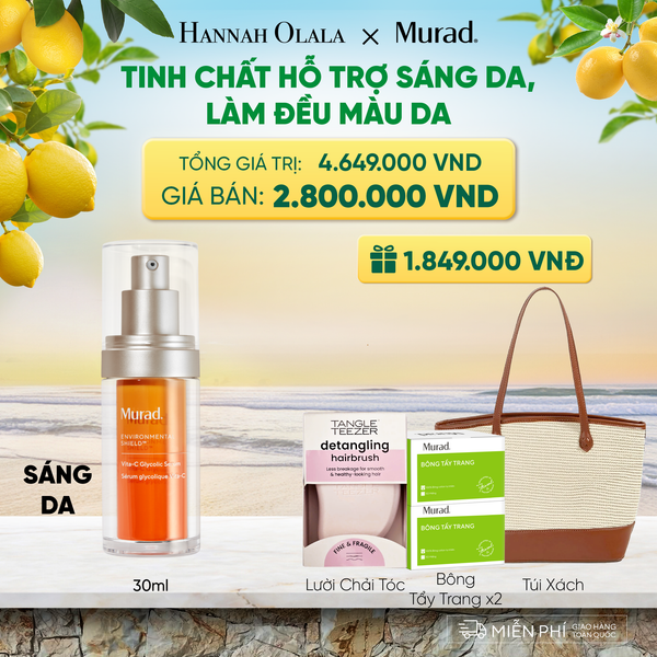  TINH CHẤT HỖ TRỢ SÁNG DA, LÀM ĐỀU MÀU DA 30ML DEAL 2: 