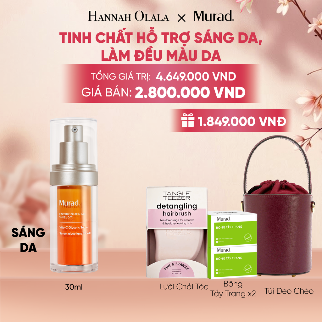  TINH CHẤT HỖ TRỢ SÁNG DA, LÀM ĐỀU MÀU DA 30ML DEAL 2: - A1742 