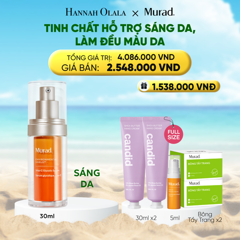  TINH CHẤT HỖ TRỢ SÁNG DA, LÀM ĐỀU MÀU DA 30ML - DEAL 2 