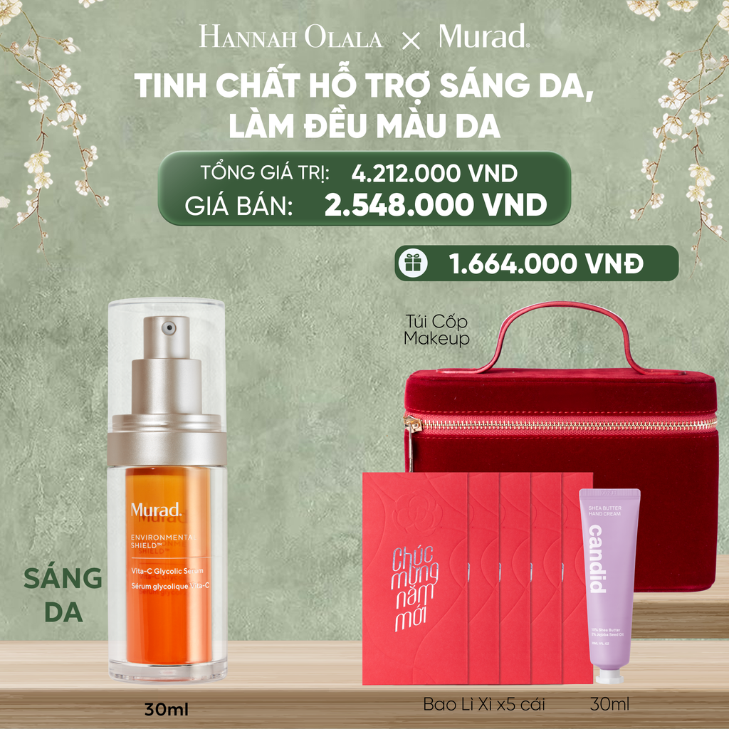  DEAL 2: TINH CHẤT HỖ TRỢ SÁNG DA, LÀM ĐỀU MÀU DA 30ML 
