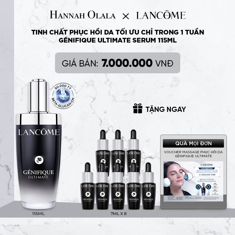  TINH CHẤT PHỤC HỒI DA TỐI ƯU CHỈ SAU 1 TUẦN GÉNIFIQUE ULTIMATE SERUM 115ML 