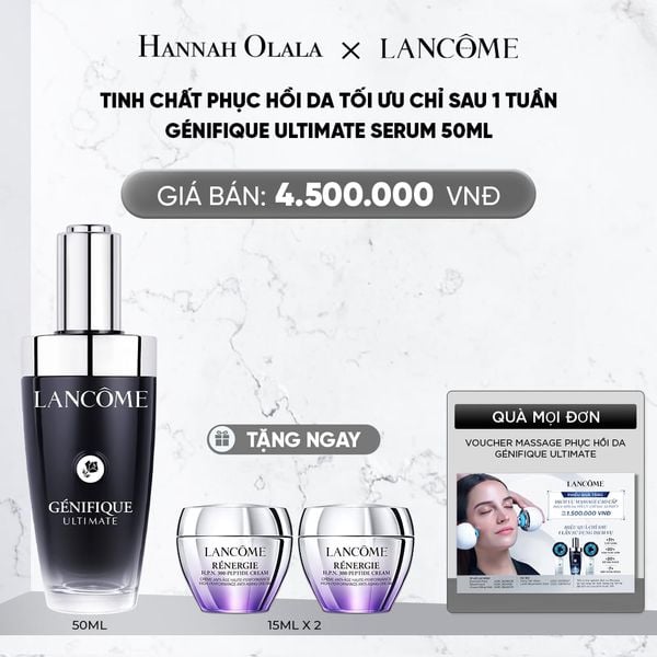  DEAL 6: TINH CHẤT PHỤC HỒI DA TỐI ƯU CHỈ SAU 1 TUẦN GÉNIFIQUE ULTIMATE SERUM 50ML 