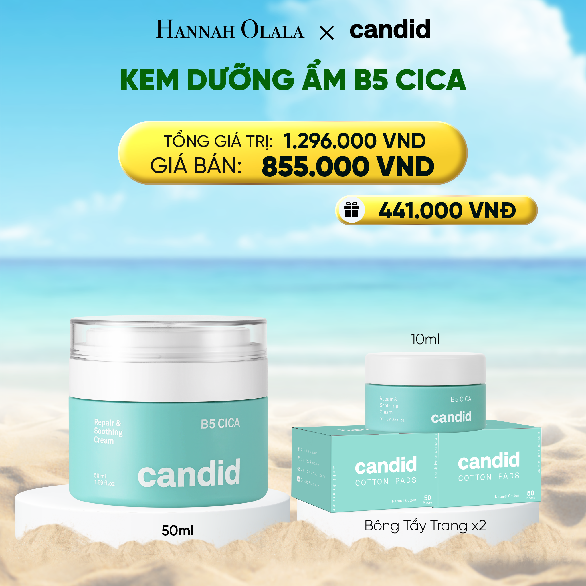 Kem Dưỡng Ẩm B5 CICA