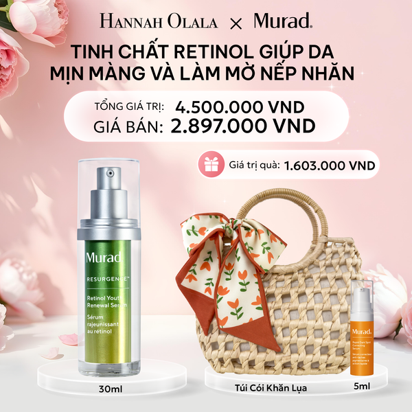  E259: DEAL 3: TINH CHẤT RETINOL GIÚP DA MỊN MÀNG VÀ LÀM MỜ NẾP NHĂN 30ML 