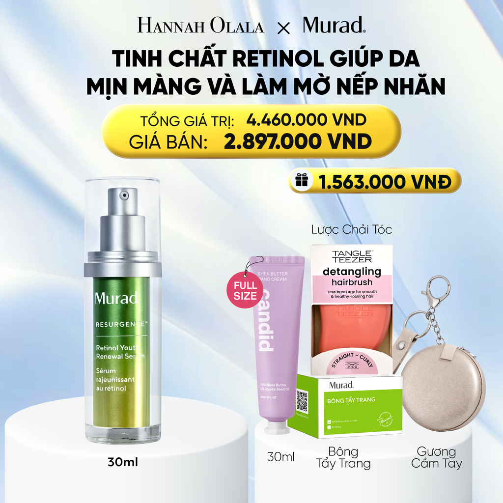  TINH CHẤT RETINOL GIÚP DA MỊN MÀNG VÀ LÀM MỜ NẾP NHĂN 30ML - DEAL 3: 