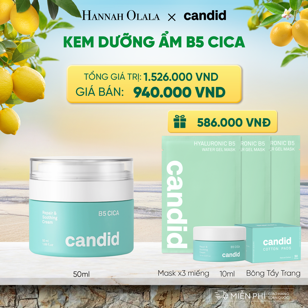 KEM DƯỠNG ẨM B5 CICA DEAL 3: 