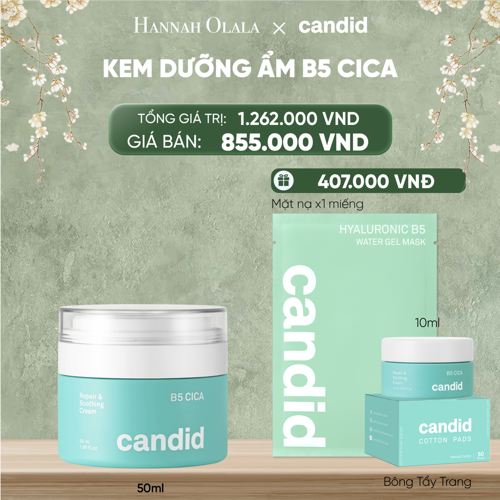  DEAL 3: KEM DƯỠNG ẨM B5 CICA 