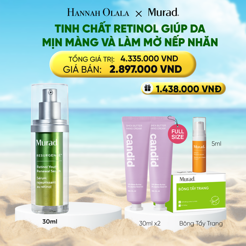  TINH CHẤT RETINOL GIÚP DA MỊN MÀNG VÀ LÀM MỜ NẾP NHĂN 30ML - DEAL 3 