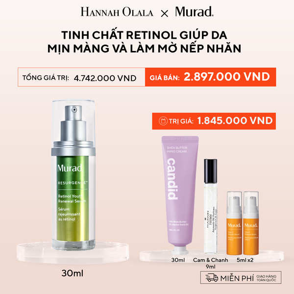  B4: DEAL 3: TINH CHẤT RETINOL GIÚP DA MỊN MÀNG VÀ LÀM MỜ NẾP NHĂN 30ML 