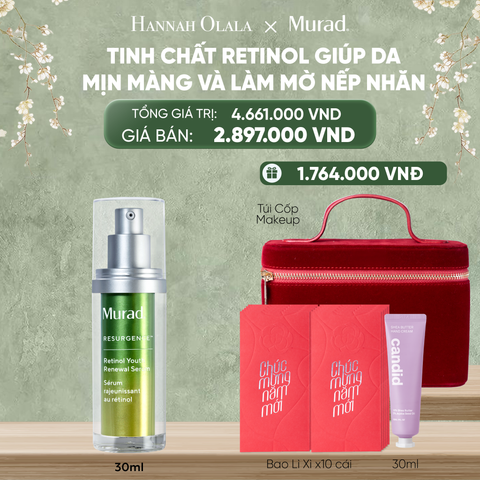  DEAL 3: TINH CHẤT RETINOL GIÚP DA MỊN MÀNG VÀ LÀM MỜ NẾP NHĂN 30ML 