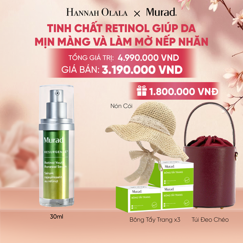  TINH CHẤT RETINOL GIÚP DA MỊN MÀNG VÀ LÀM MỜ NẾP NHĂN 30ML DEAL 3: - A2193 